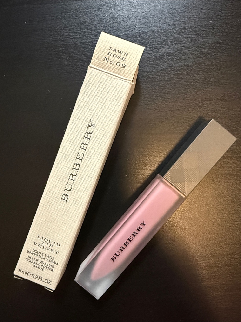 NWT Burberry Liquid Lip Velvet No. 09 Fawn Rose